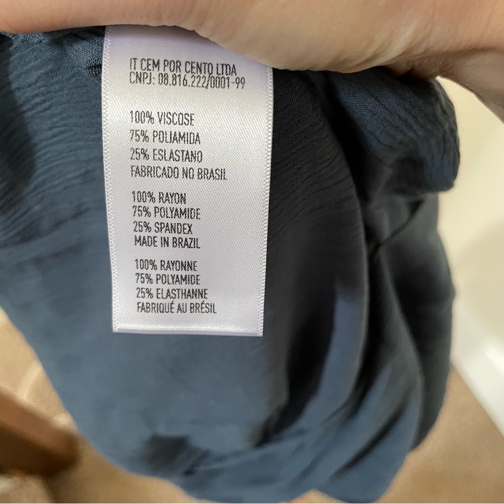 Vix Solid Samanta Jumpsuit Blue Large - image 7